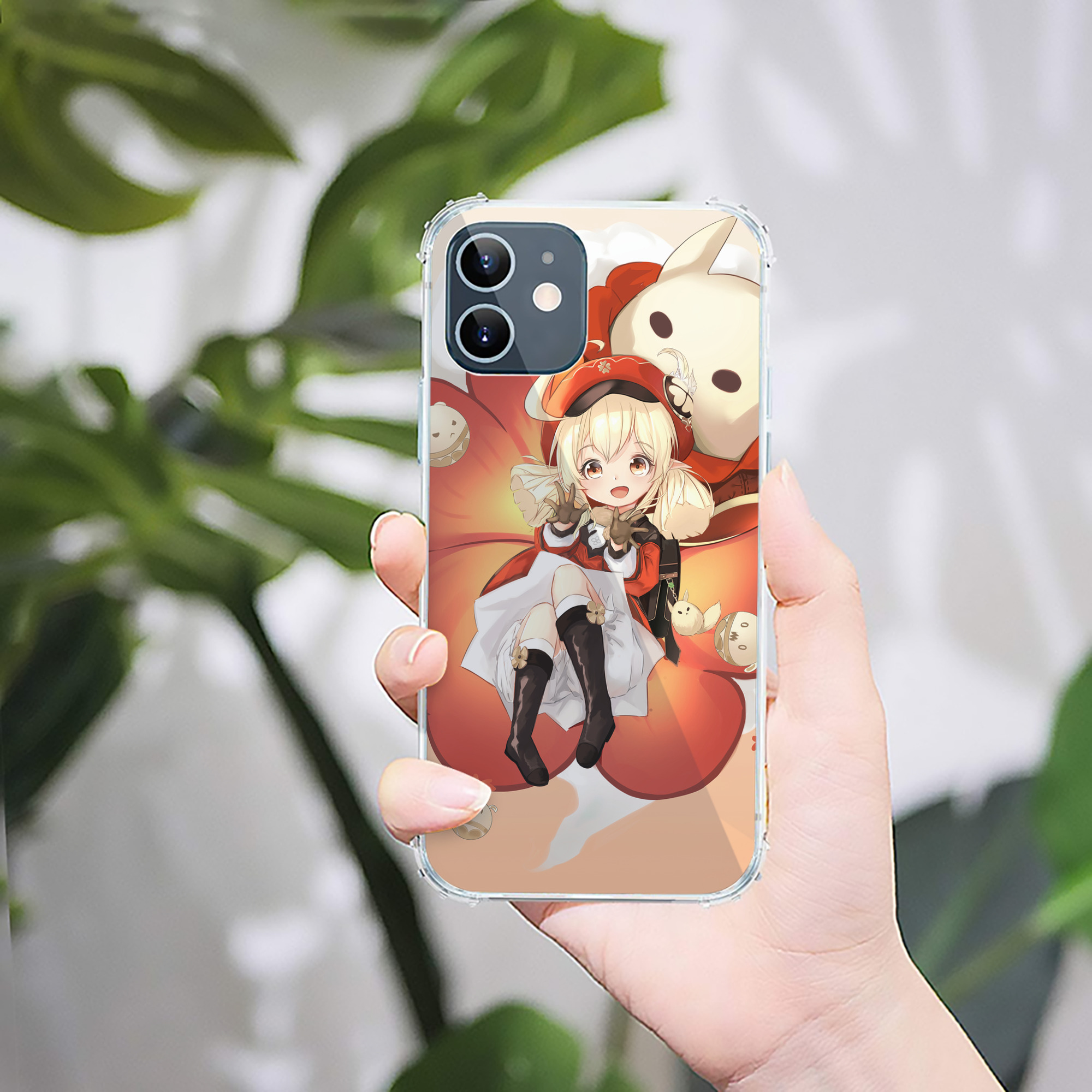 げんし神 genshin 【iPhone 12シリーズ対応】透明スマホケース（クリアソフトケース）
